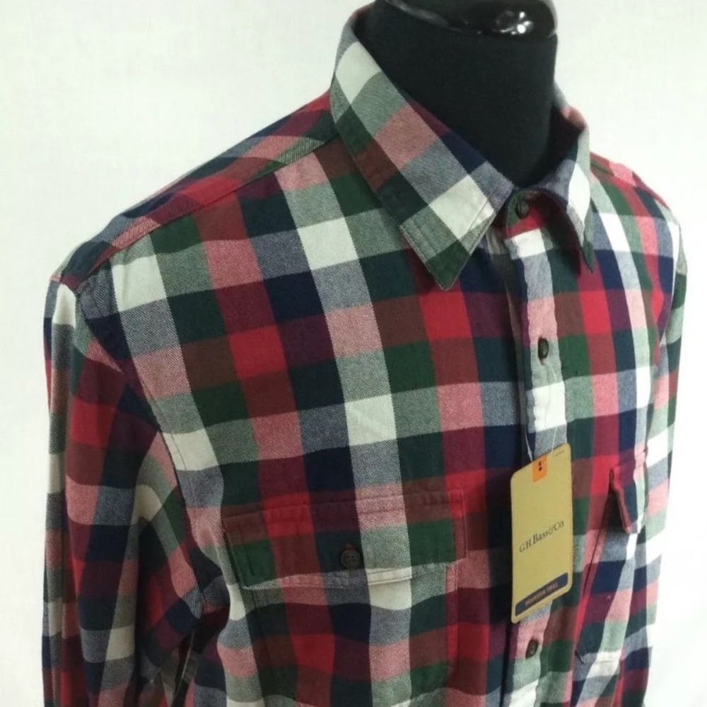 GH BASS NWT Casual Shirt Medium Multi-color